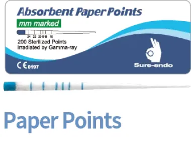 Paper Points - Côn giấy nội nha vô trùng thấm hút hiệu quả
